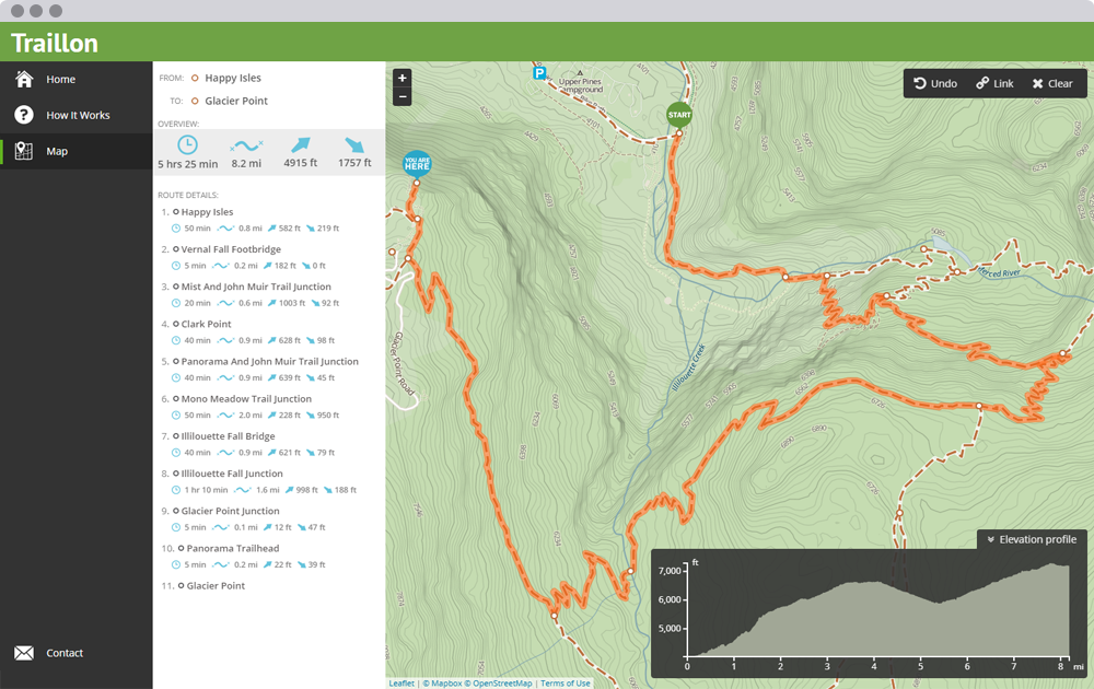 Meet Traillon map